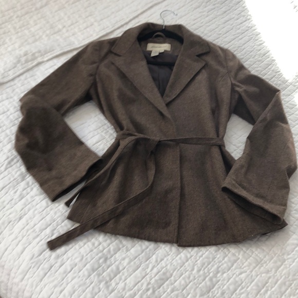 EUC Eddie Bauer Brown Tweed Suit Jacket - Picture 3 of 12